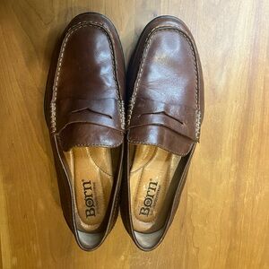 Men’s Born Slip-On Penny Loafers in Brown 9M